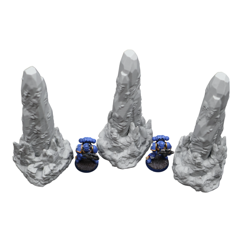 Haunted Rock x3 - 28mm Wargaming Scatter Terrain Scenery Tabletop Miniature - Only-Games