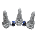 Haunted Rock x3 - 28mm Wargaming Scatter Terrain Scenery Tabletop Miniature - Only-Games