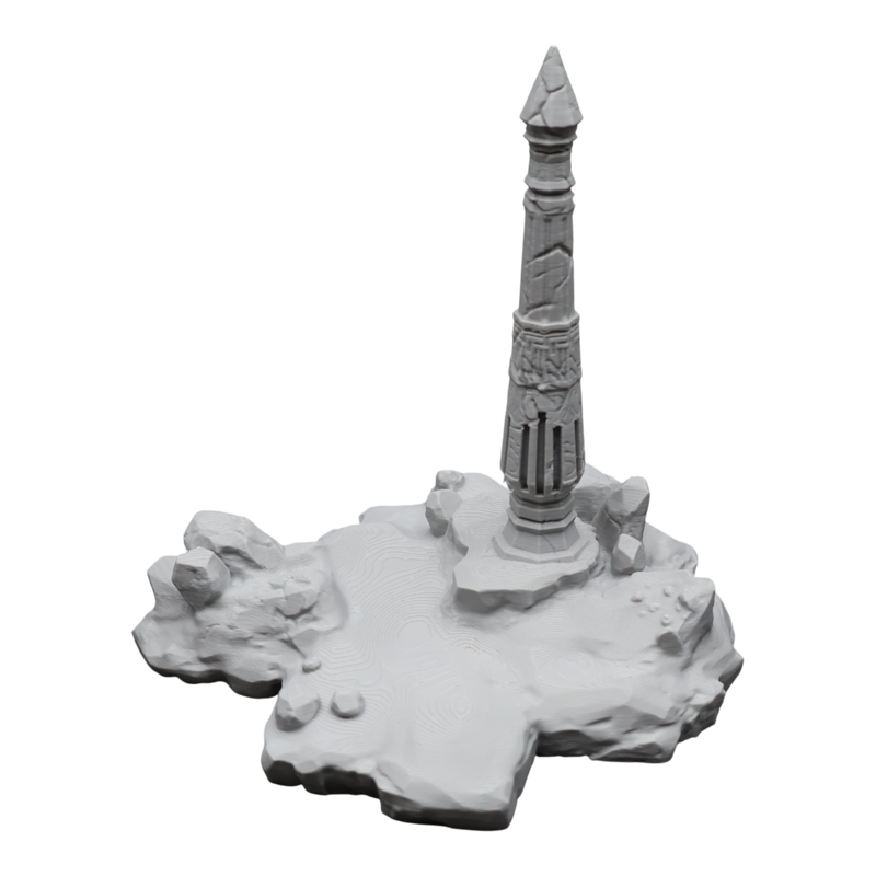 Rock Pillar - 28mm Wargaming Scatter Terrain Scenery Tabletop Miniature - Only-Games