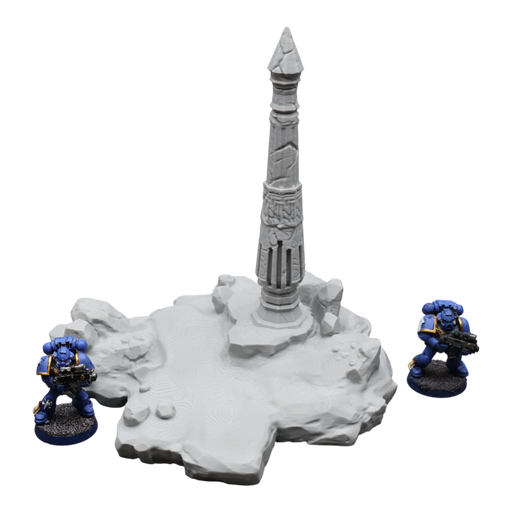 Rock Pillar - 28mm Wargaming Scatter Terrain Scenery Tabletop Miniature - Only-Games
