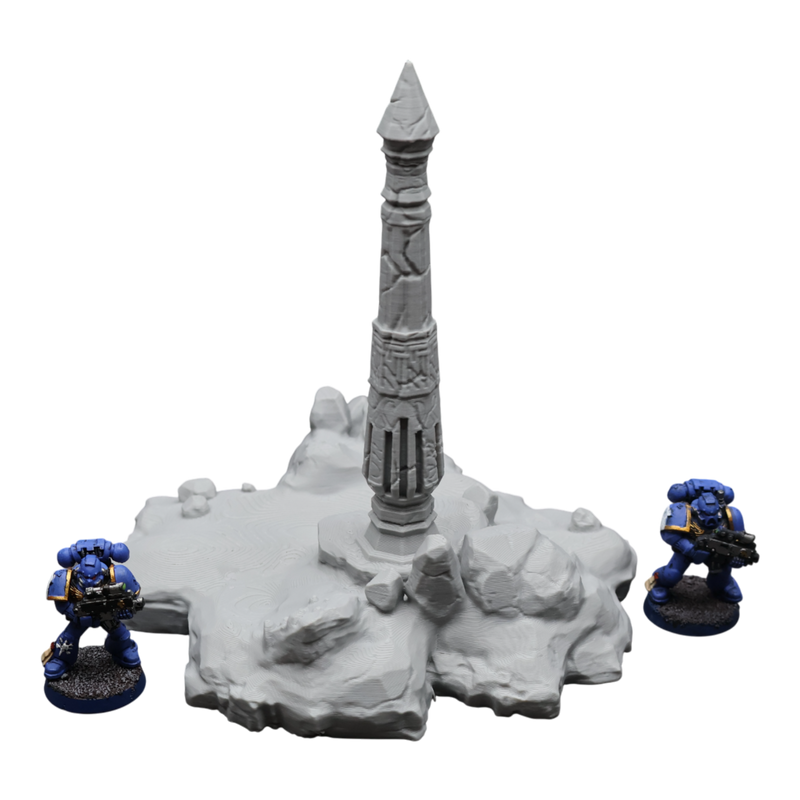 Rock Pillar - 28mm Wargaming Scatter Terrain Scenery Tabletop Miniature - Only-Games