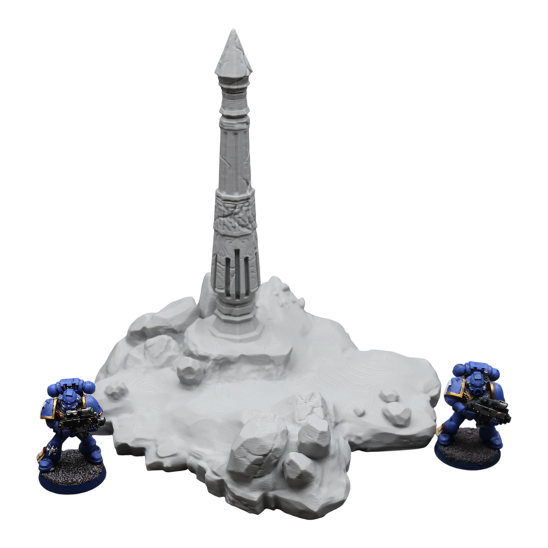 Rock Pillar - 28mm Wargaming Scatter Terrain Scenery Tabletop Miniature - Only-Games
