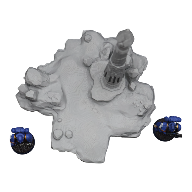 Rock Pillar - 28mm Wargaming Scatter Terrain Scenery Tabletop Miniature - Only-Games