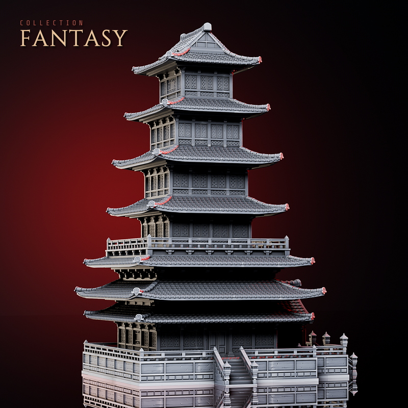 Eastern Temple Tower - Only-Games