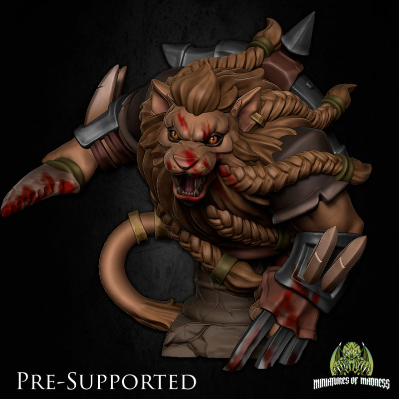 [BUST] Ranar Catfolk Criminal [PRE-SUPPORTED] Rogue Mercenary Assasin - Only-Games