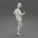 Young Woman In Mini Dress - Only-Games