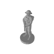 1/72 3D Printed Early War British Soldier Pose 1(x10) - Only-Games