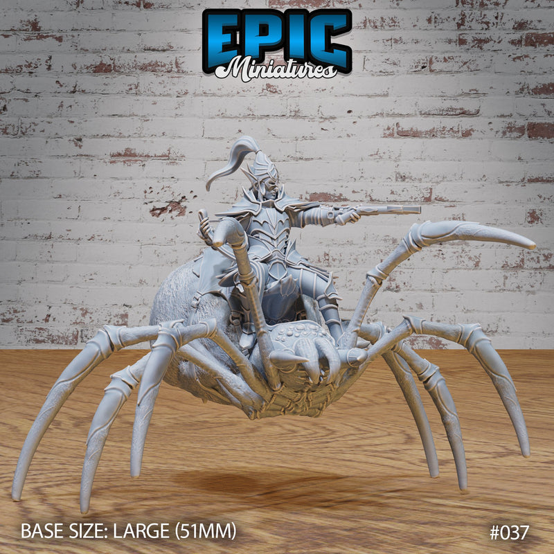 Dark Elf Spider Rider Attacking - Only-Games