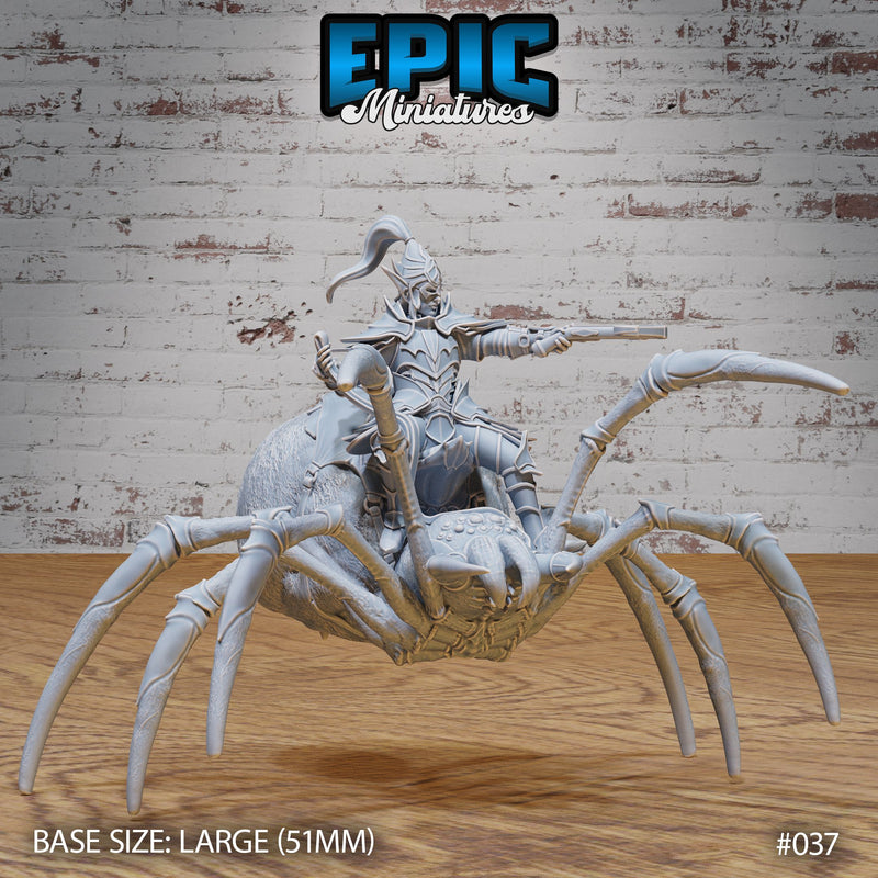 Dark Elf Spider Mount Rider Set