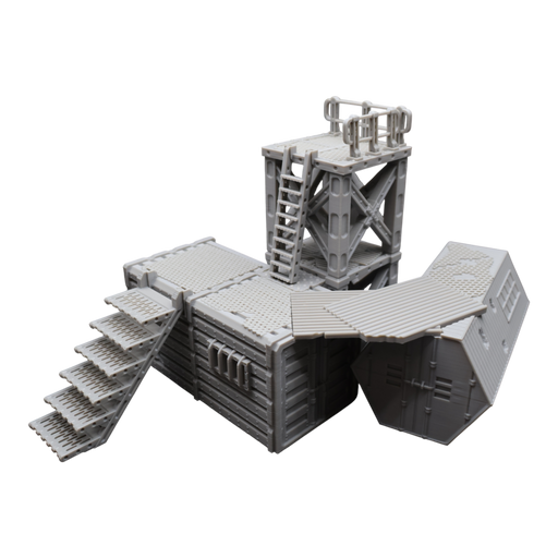 Nyxar Habitat #4 - 28mm Wargaming Scatter Terrain Scenery Tabletop Miniature - Only-Games