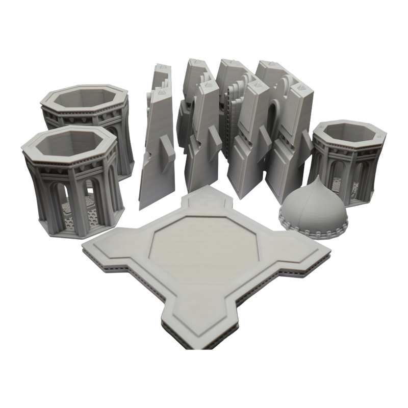 Korrin Tower - 28mm Wargaming Scatter Terrain Scenery Tabletop Miniature - Only-Games