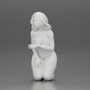 Naked girl sitting and covering her breasts - Only-Games