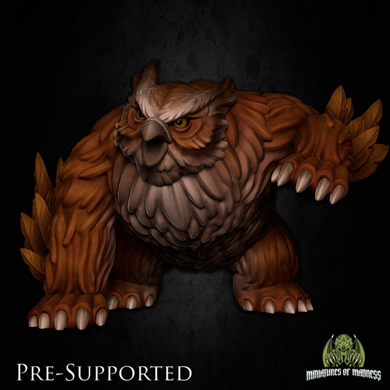 Lesna Branchutter Owlbear Raider [PRE-SUPPORTED] Female Dwarf Druid Barbarian - Only-Games