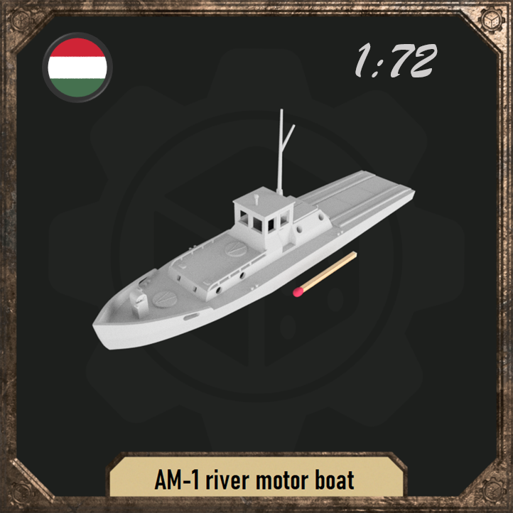 1/72 AM-1 river motor boat