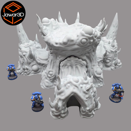Hive Mother Tower - 28mm Wargaming Scatter Terrain Scenery Tabletop - Only-Games