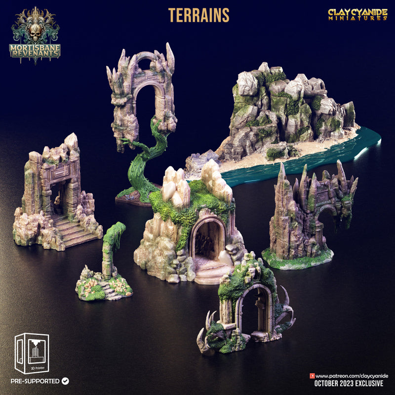 Mortisbane Terrains Batch 1 - Only-Games