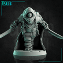 (0200) Male Turtle Rogue Thief with two knives and cape - Only-Games