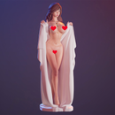 FIGURINE COLLECTION / CUTE GIRLS IN TOWELS / 5 PIECES - Only-Games