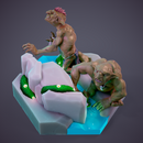 FIGURINE COLLECTION / ADVENTURES ON VACATION / 4 PIECES - Only-Games