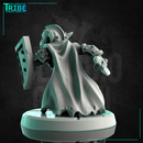 (0212) Male goblin warrior with complete armor sword and shield - Only-Games