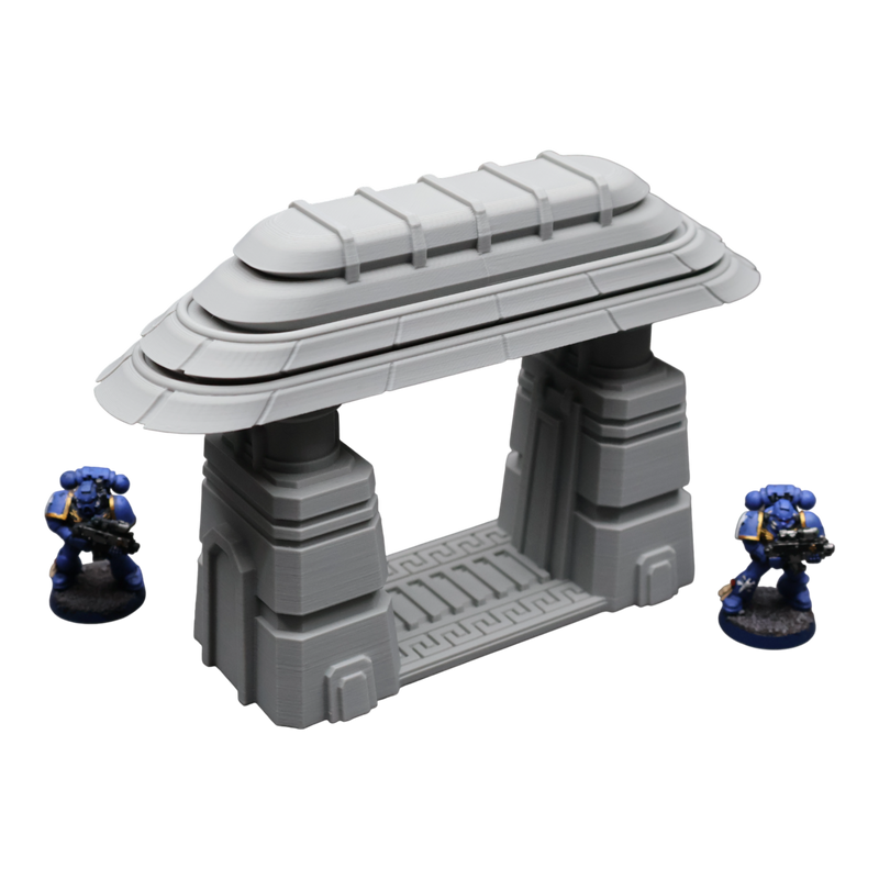 Eldrin Gate - 28mm Wargaming Scatter Terrain Scenery Tabletop Miniature - Only-Games