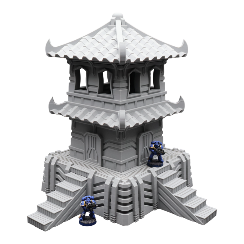Draven Tower - 28mm Wargaming Scatter Terrain Scenery Tabletop Miniature - Only-Games