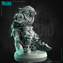 (0228)  Male Half troll barbarian warrior with two great swords - Only-Games