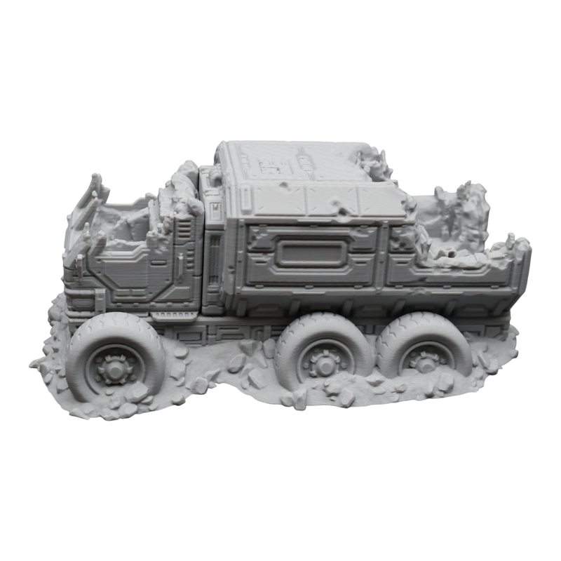 District 12 Vehicle #1 -28mm Wargaming Scatter Terrain Scenery Tabletop Miniature - Only-Games
