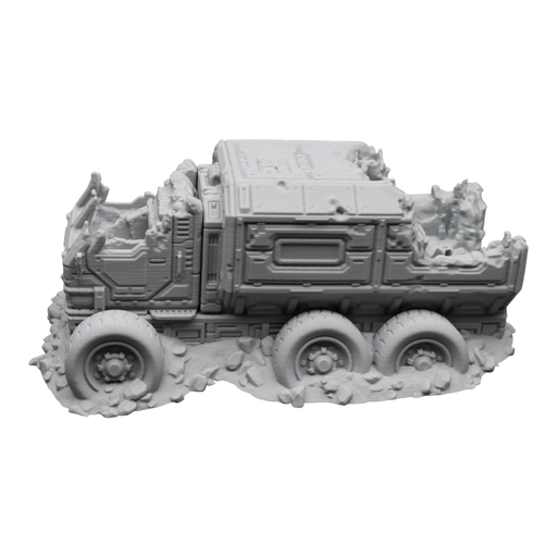 District 12 Vehicle #1 -28mm Wargaming Scatter Terrain Scenery Tabletop Miniature - Only-Games