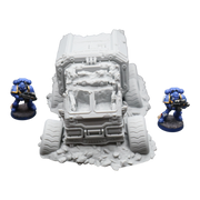 District 12 Vehicle #1 -28mm Wargaming Scatter Terrain Scenery Tabletop Miniature - Only-Games