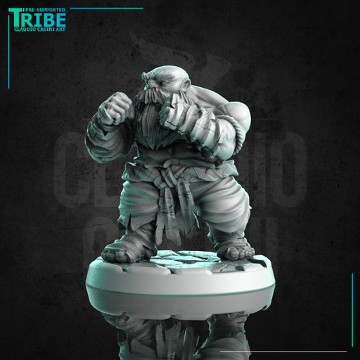 (0232) Male dwarf shaolin monk muai thai boxe fighter - Only-Games