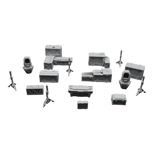 Drop Site Camp - 28mm Wargaming Scatter Terrain Scenery Tabletop Miniature - Only-Games