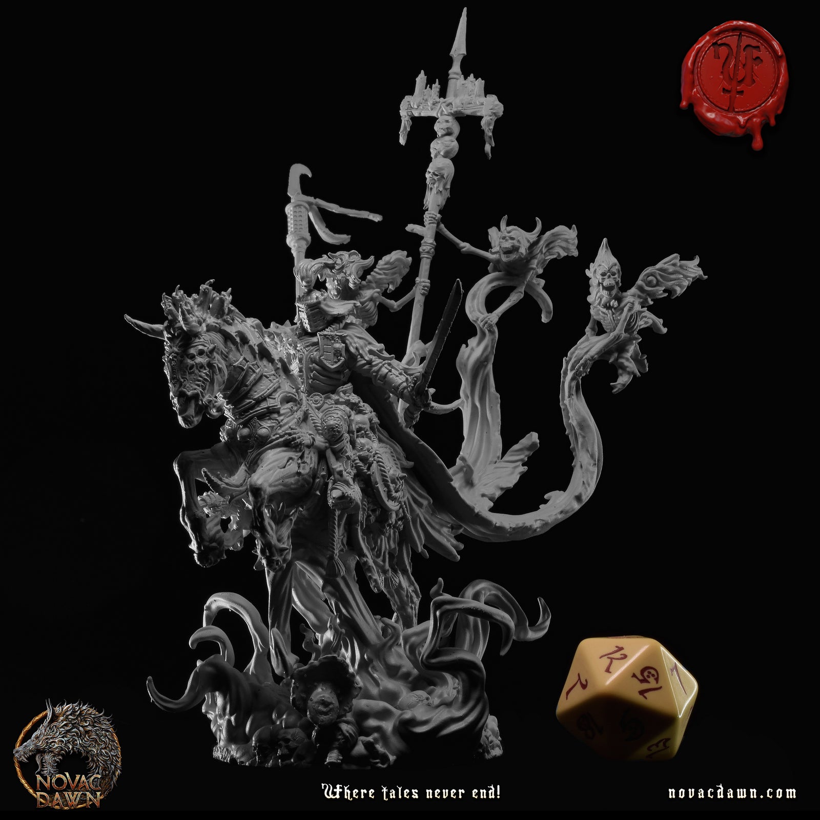 Lord Baldric Viremont of Ashenfall - 32mm - Novac Dawn - Miniatures by ...