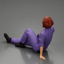 Tired woman mechanic sitting and drinking water during from bottle - Only-Games