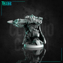 (0284) Male lizard folk troglodyte man ranger with bow and cape - Only-Games