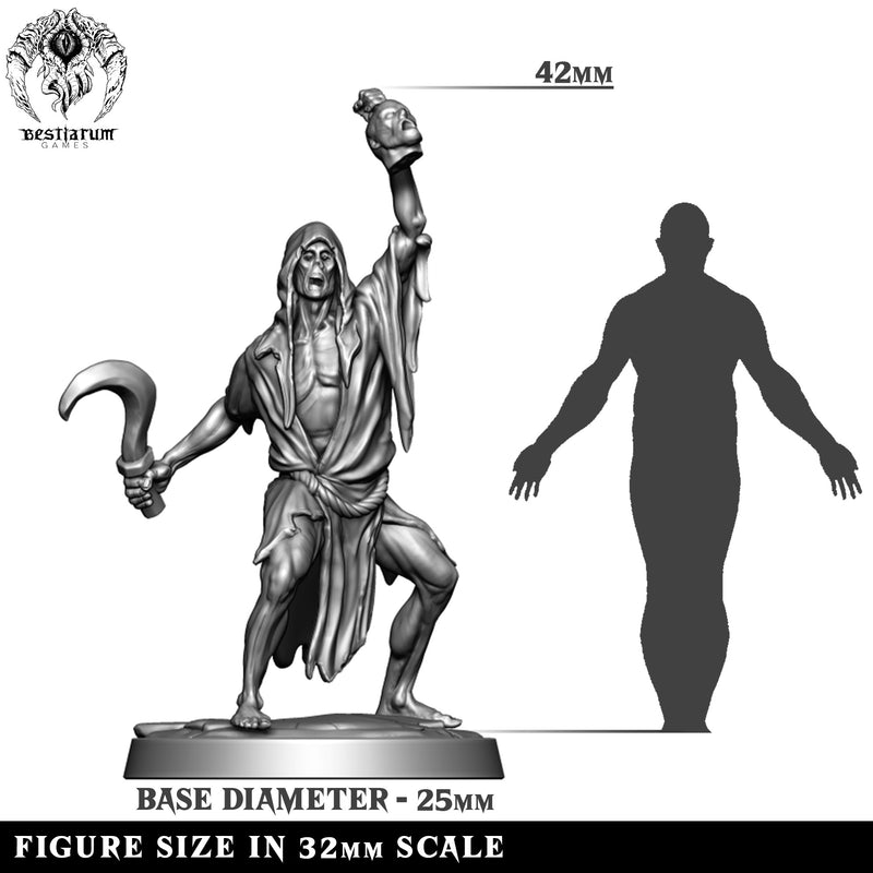 Grimdark Cultists | Bestiarum | Wargaming DnD Miniatures