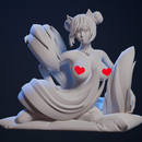 FIGURINE COLLECTION / FOX GIRL - KITSUNE / 3 PIECES - Only-Games