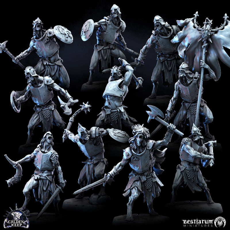 Werewolf Warriors | Bestiarum | Wargaming DnD Miniatures - Only-Games
