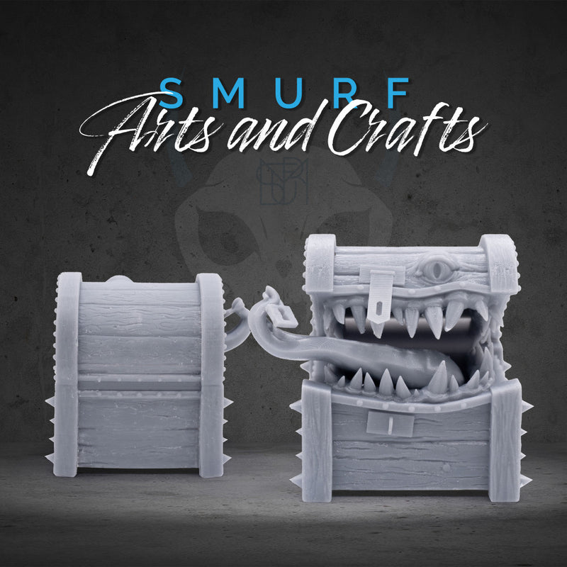 Mimic Treasure Chest - Dark Fantasy 3D Miniature