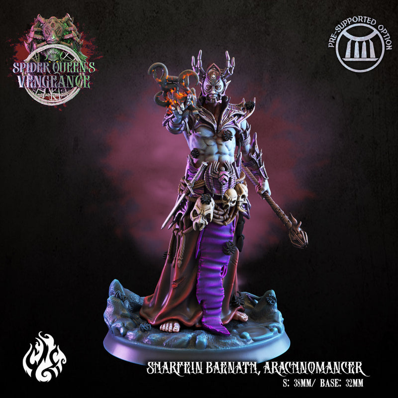 Sharfein Baenath, Dark Elf Arachnomancer - Only-Games