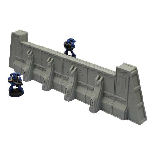 Imperial Walls - 28mm Wargaming Scatter Terrain Scenery Tabletop Miniature - Only-Games