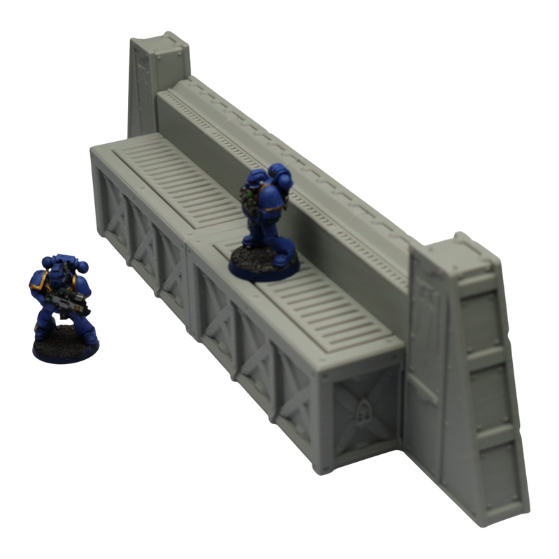 Imperial Walls - 28mm Wargaming Scatter Terrain Scenery Tabletop Miniature - Only-Games