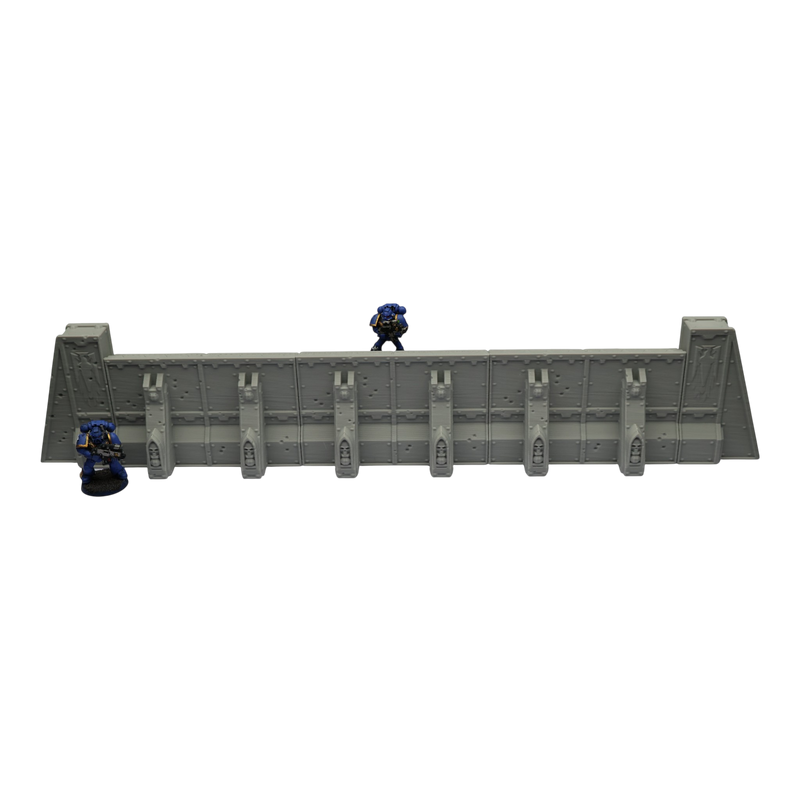 Imperial Walls - 28mm Wargaming Scatter Terrain Scenery Tabletop Miniature - Only-Games