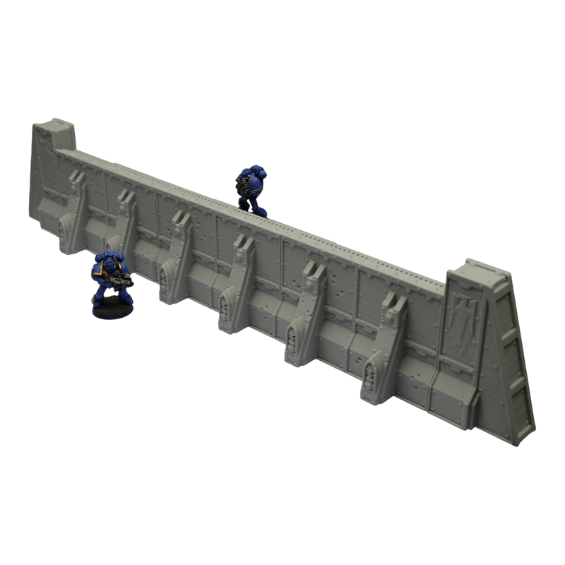 Imperial Walls - 28mm Wargaming Scatter Terrain Scenery Tabletop Miniature - Only-Games