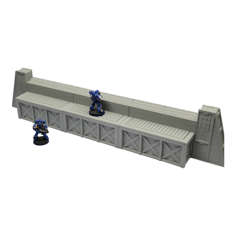 Imperial Walls - 28mm Wargaming Scatter Terrain Scenery Tabletop Miniature - Only-Games