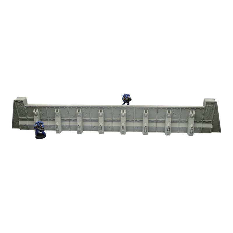 Imperial Walls - 28mm Wargaming Scatter Terrain Scenery Tabletop Miniature - Only-Games