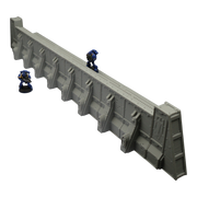 Imperial Walls - 28mm Wargaming Scatter Terrain Scenery Tabletop Miniature - Only-Games
