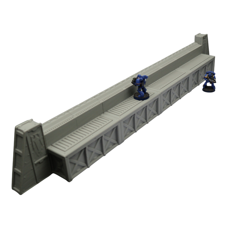 Imperial Walls - 28mm Wargaming Scatter Terrain Scenery Tabletop Miniature - Only-Games