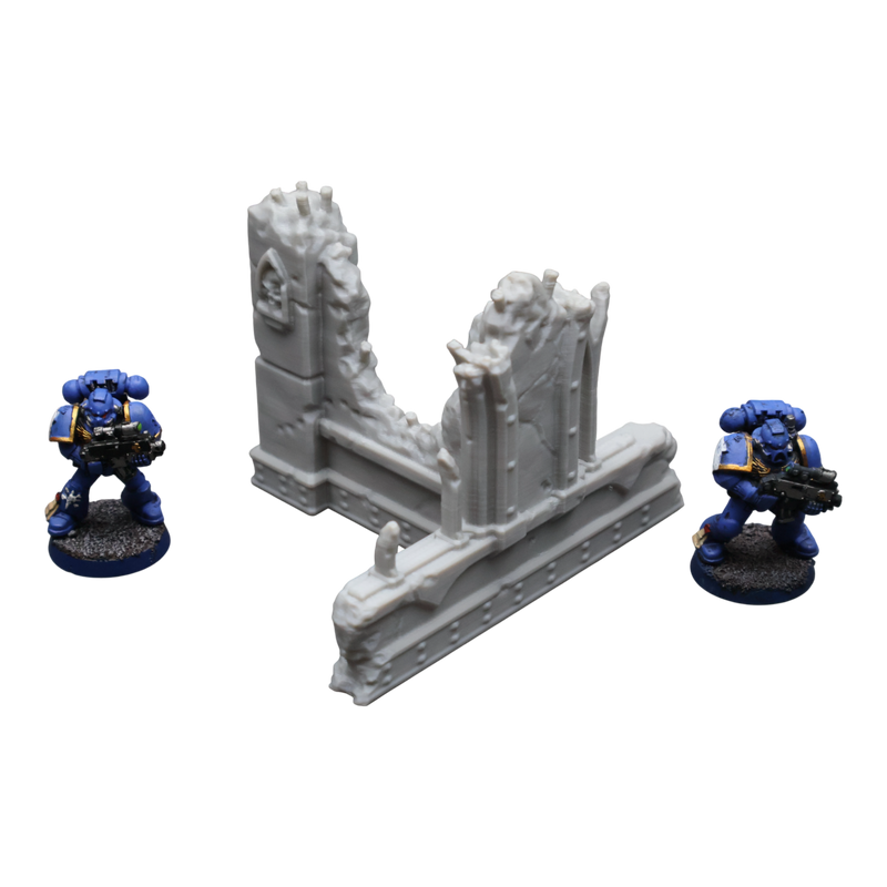 Ruined Empire #5 - 28mm Wargaming Scatter Terrain Scenery Tabletop Miniature - Only-Games