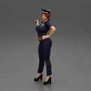 sexy officer police woman posing - Only-Games